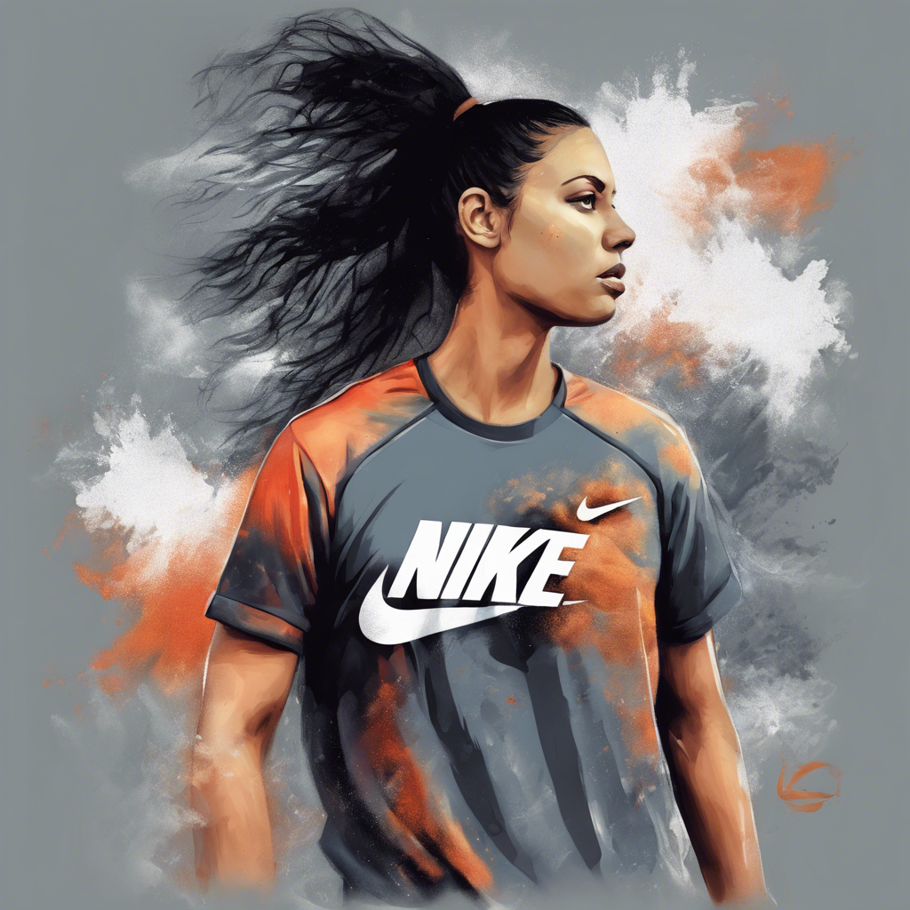 print ready design on t-shirt  "Nike"